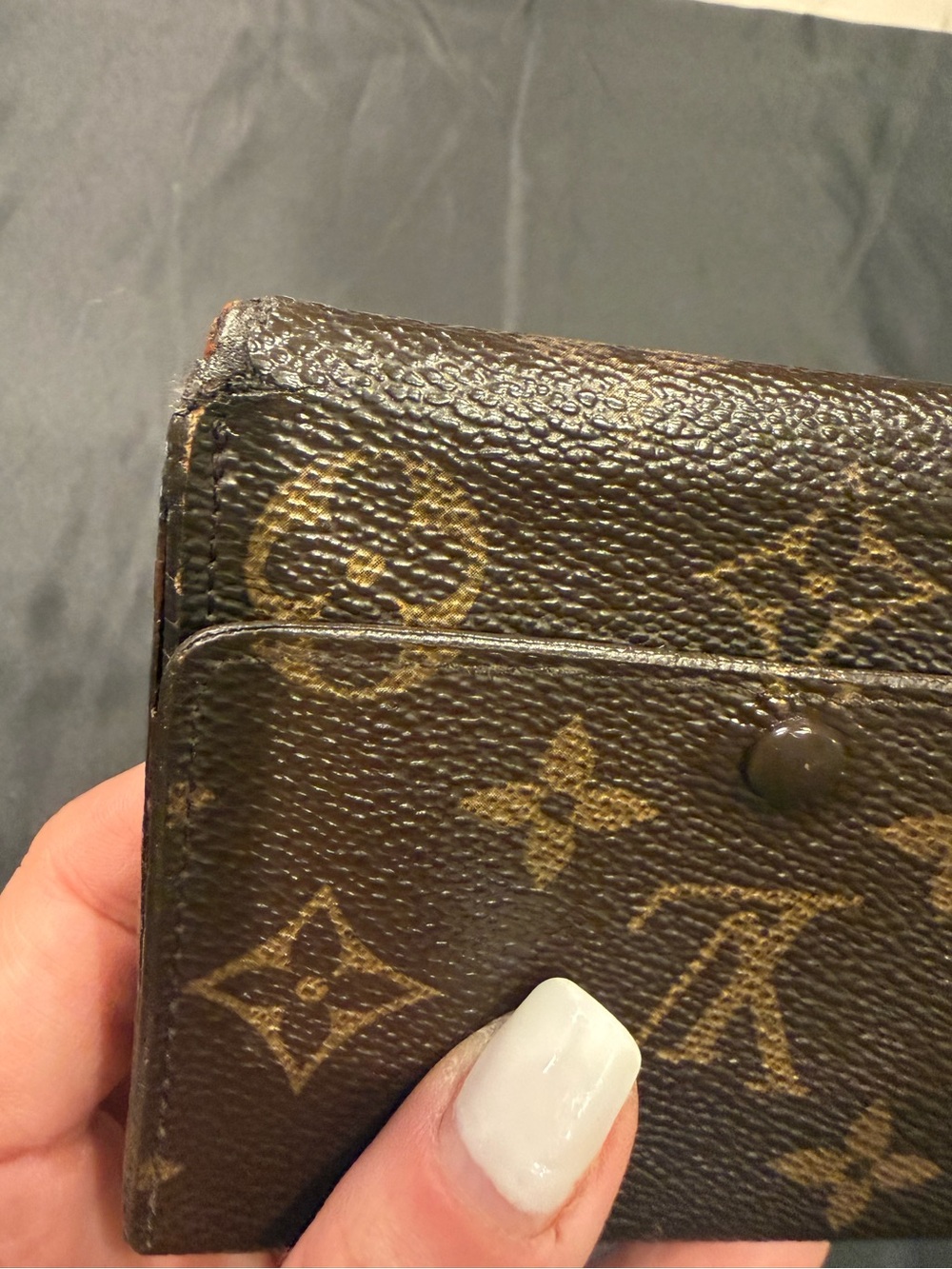 Authentic Louis Vuitton Monogram Compact Bifold Wallet Snap Closure + COA - Picture 10 of 16